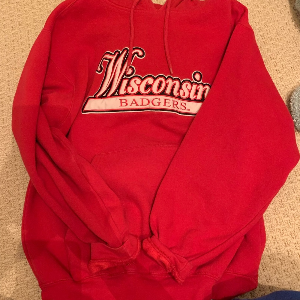 Wisconsin Badgers Vintage Hoodie